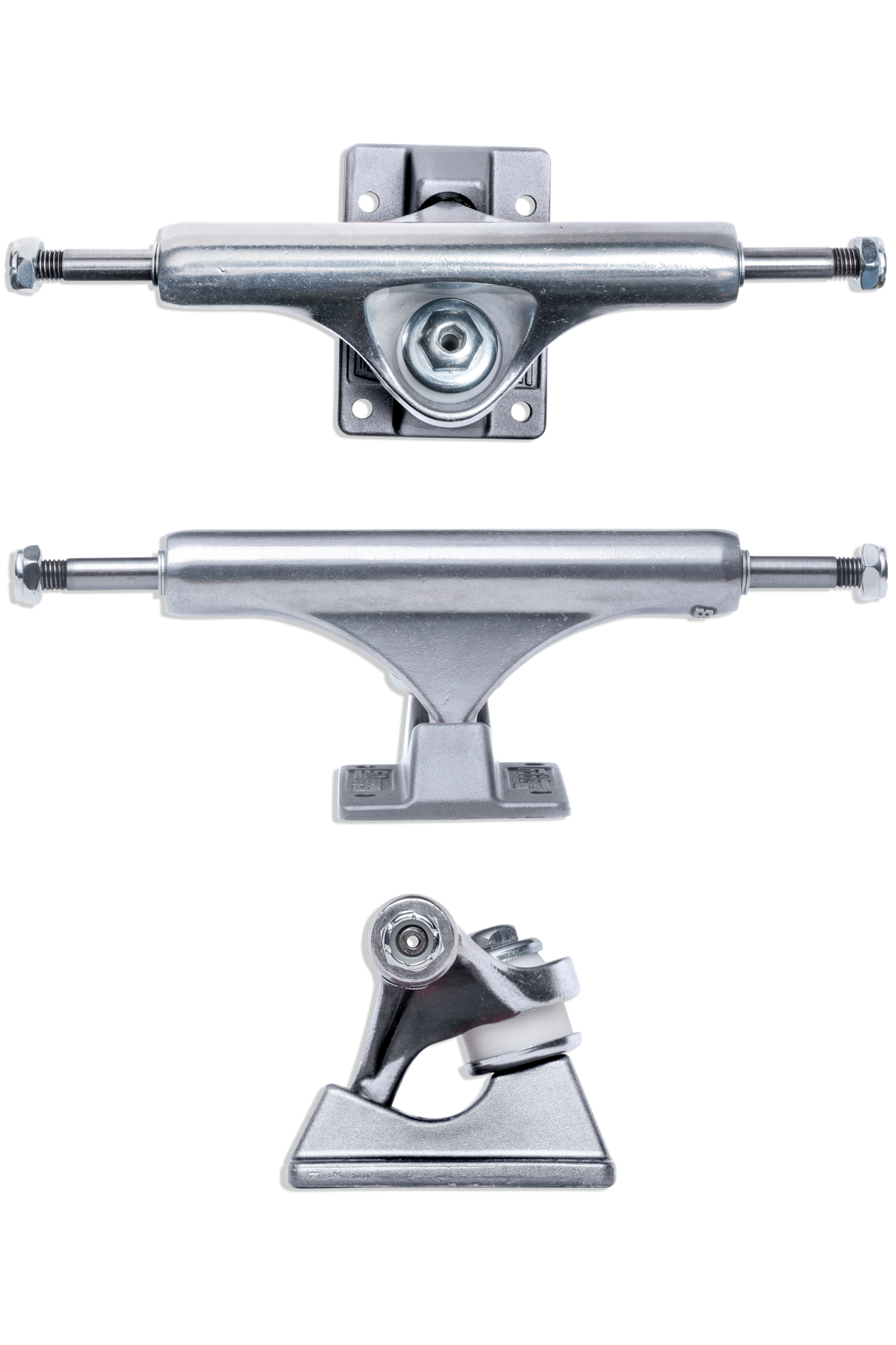 スケートボード SLAPPY TRUCKS Ultra low inverted 8.5 ST1 Ultra Low Inverted Hollow Light Trucks - Polished | 8 – Slappy