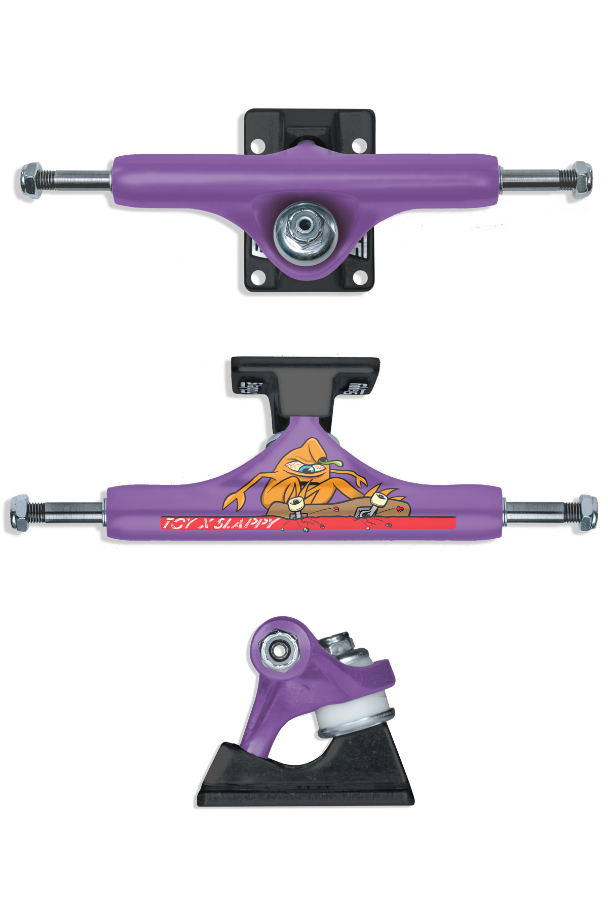 Toy X Slappy ST1 Hollow - Purple/Black – Slappy Trucks