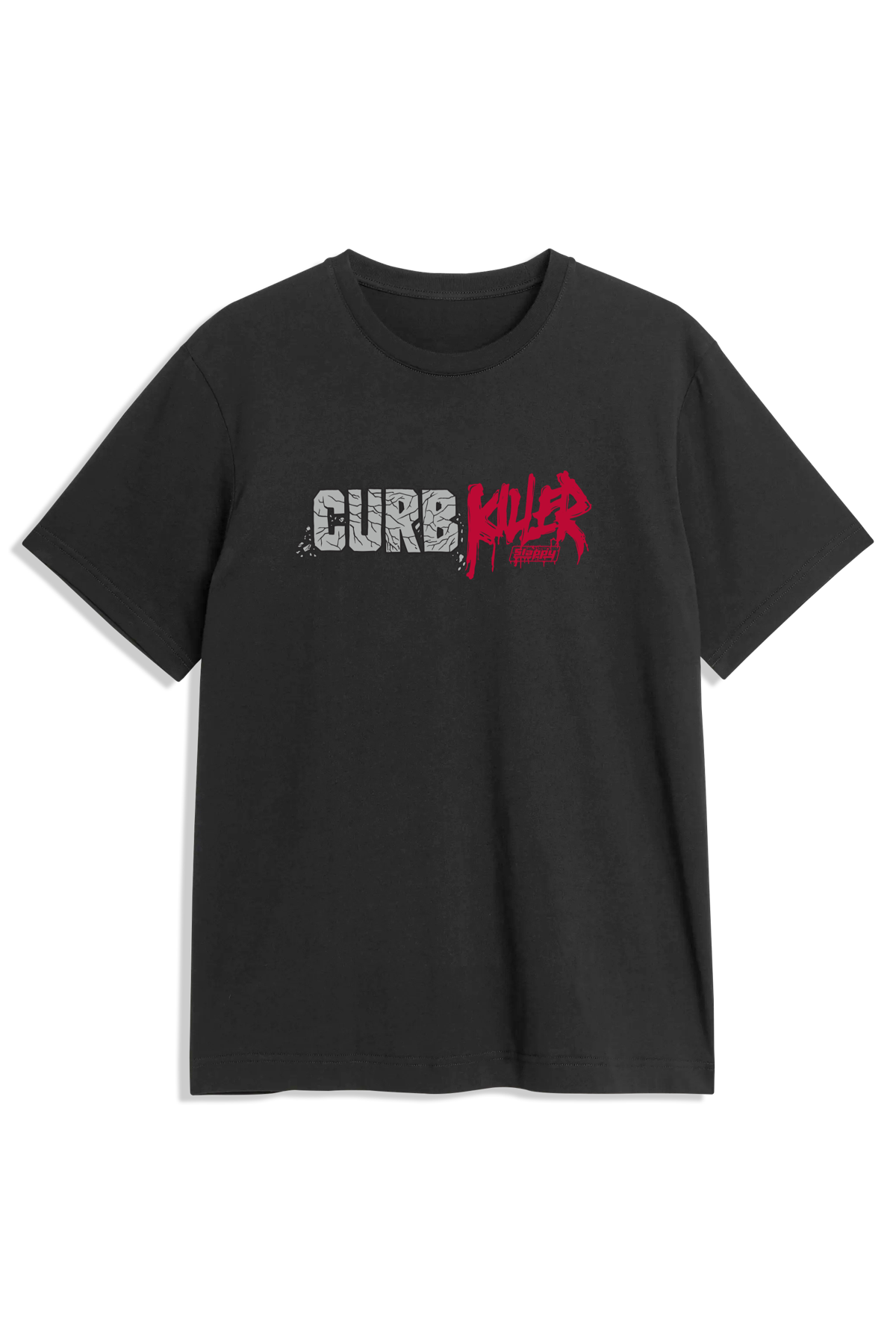 Curb Killer Wordmark Garment Dye S/S Tee - Black