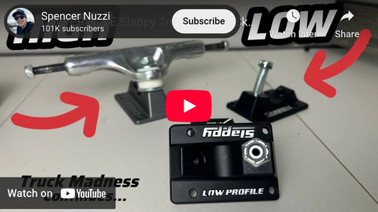 LOW PROFILE Slappy Trucks on my Skateboard Setup