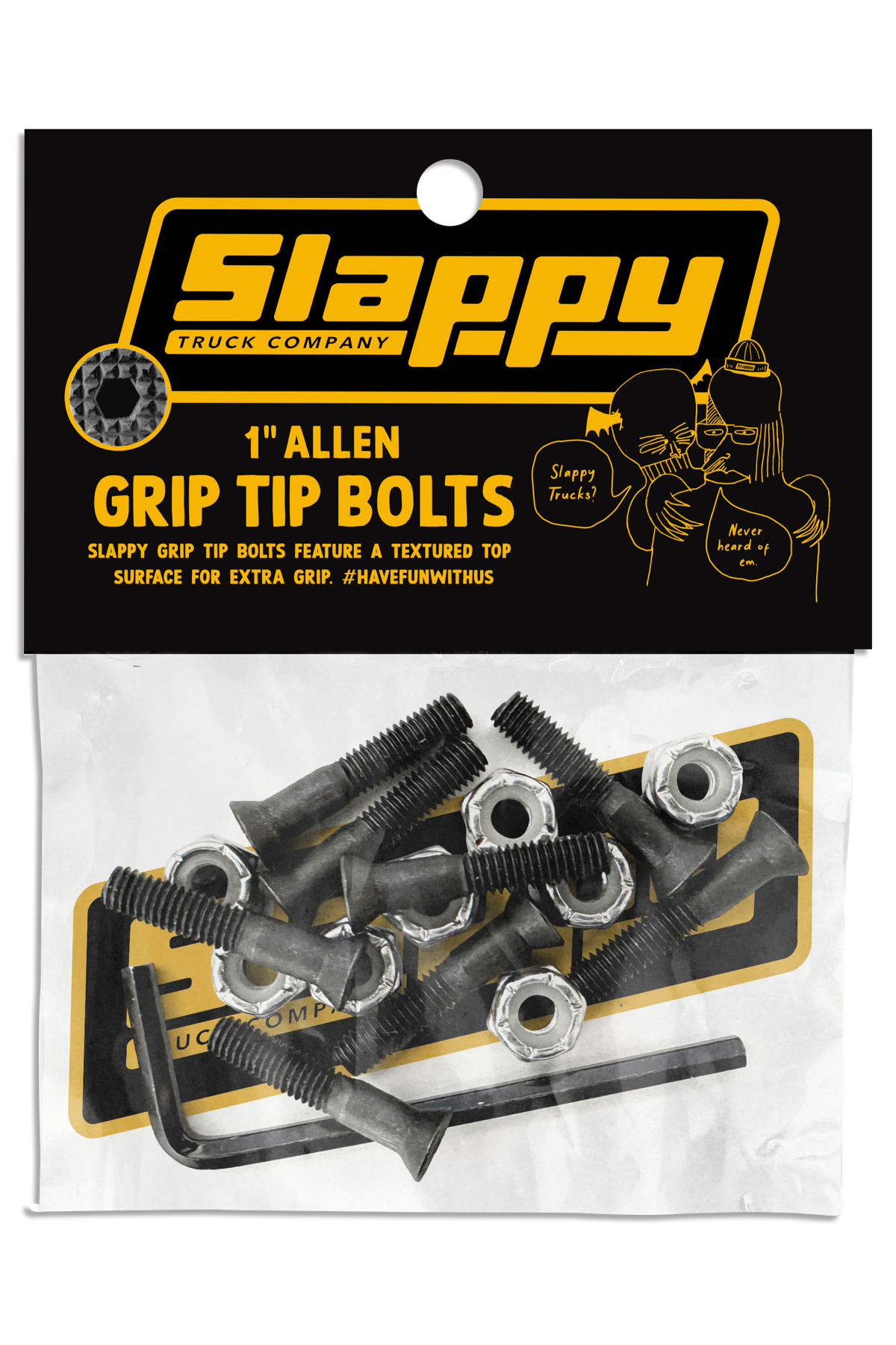 Slappy 1" Allen Grip Tip Bolts (Single)