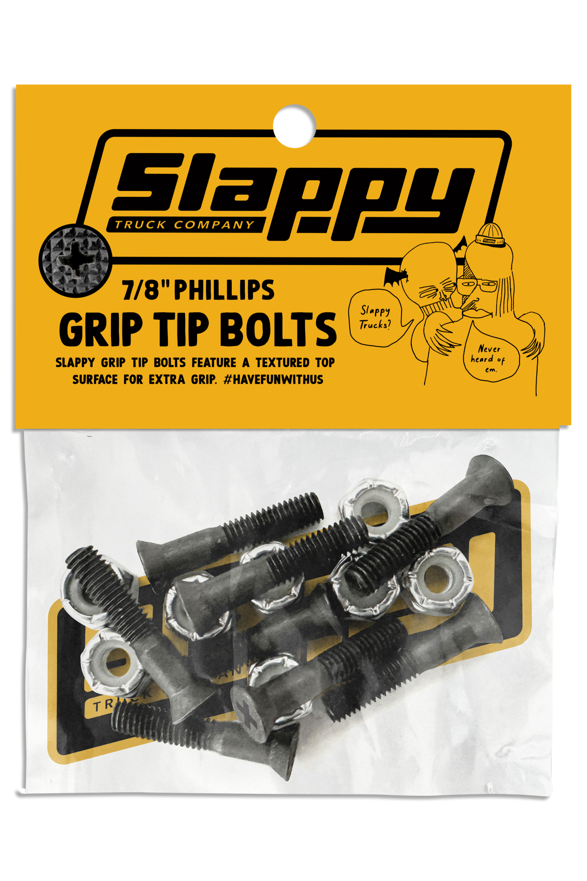 Slappy 7/8" Phillips Grip Tip Bolts (Single)