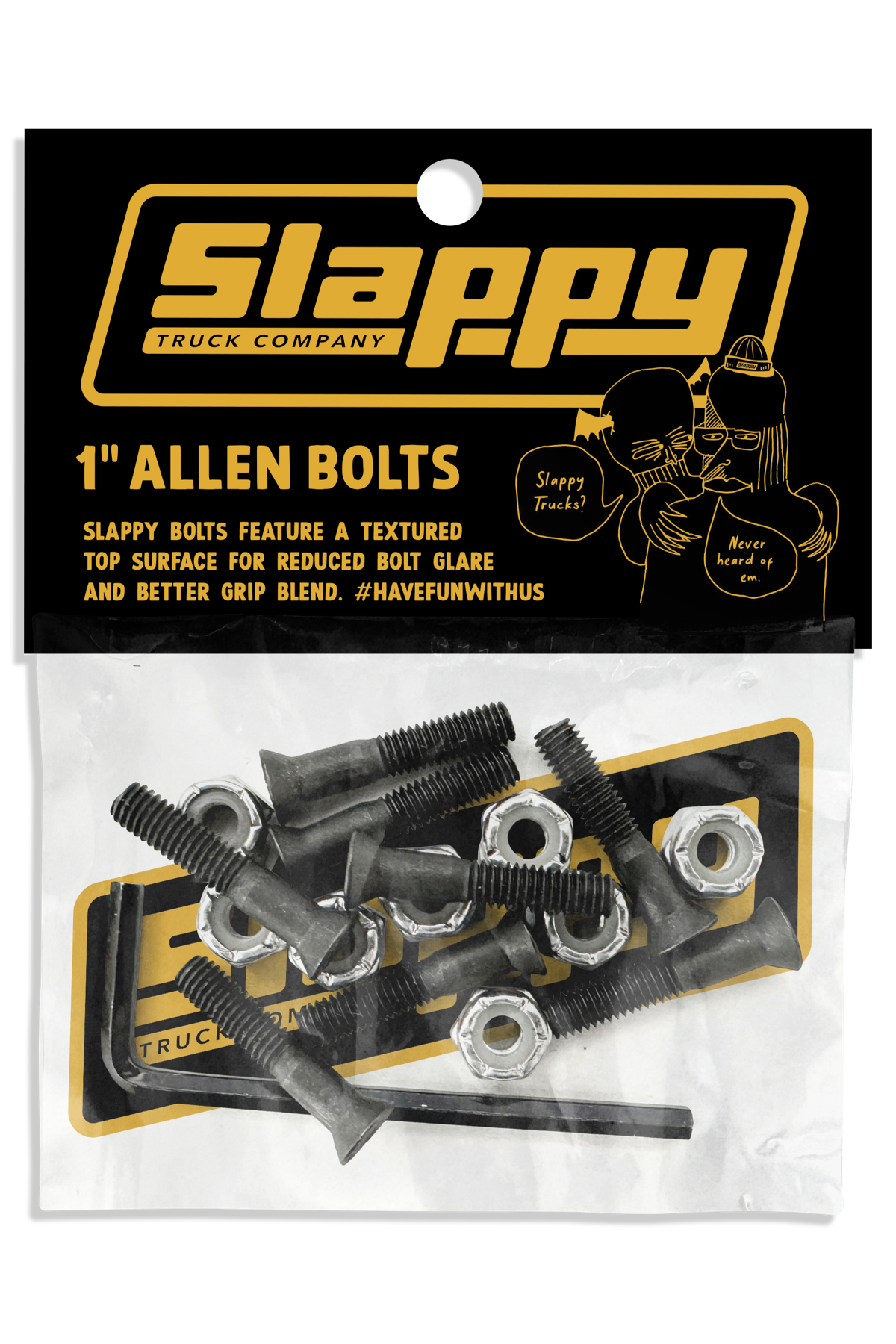 Slappy 1" Allen Bolts