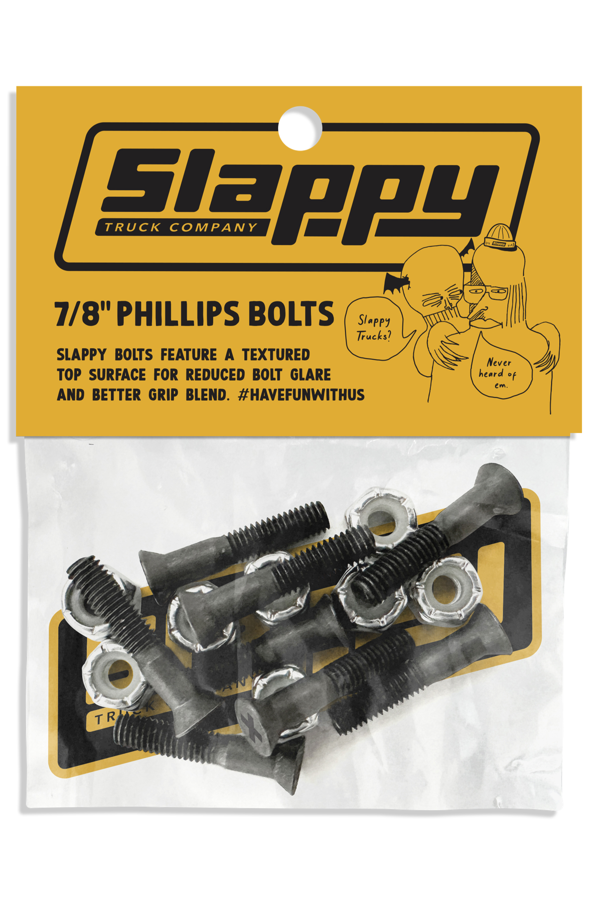 Slappy 7/8" Phillips Bolts