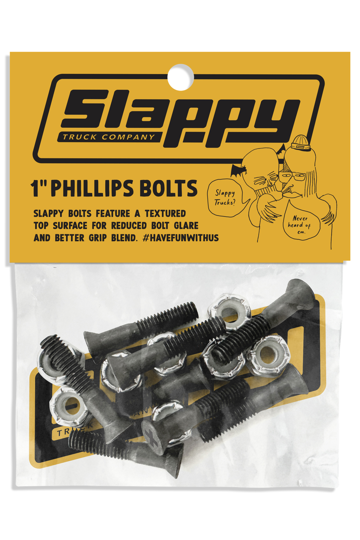 Slappy 1" Phillips Bolts