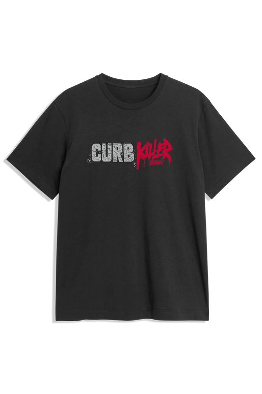 Curb Killer Wordmark Garment Dye S/S Tee - Black