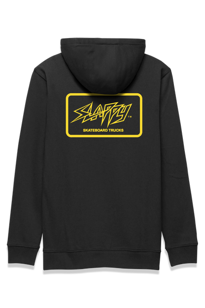 Throwback Zip Up Hoody - Black