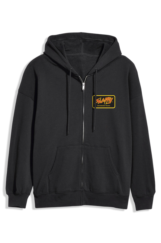 Throwback Fill Zip Up Heavyweight Hoody